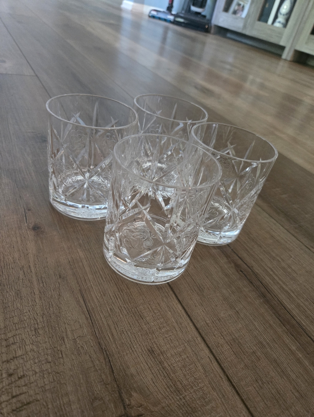 Acrylic Dewar’s Whiskey Glasses Pool Glassware – Set of 4